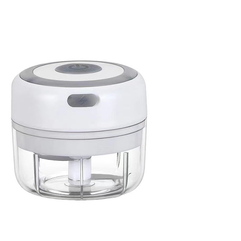 USB Rechargeable Electric Garlic Chopper - Mini Food Processor for Garlic, Ginger & Vegetables