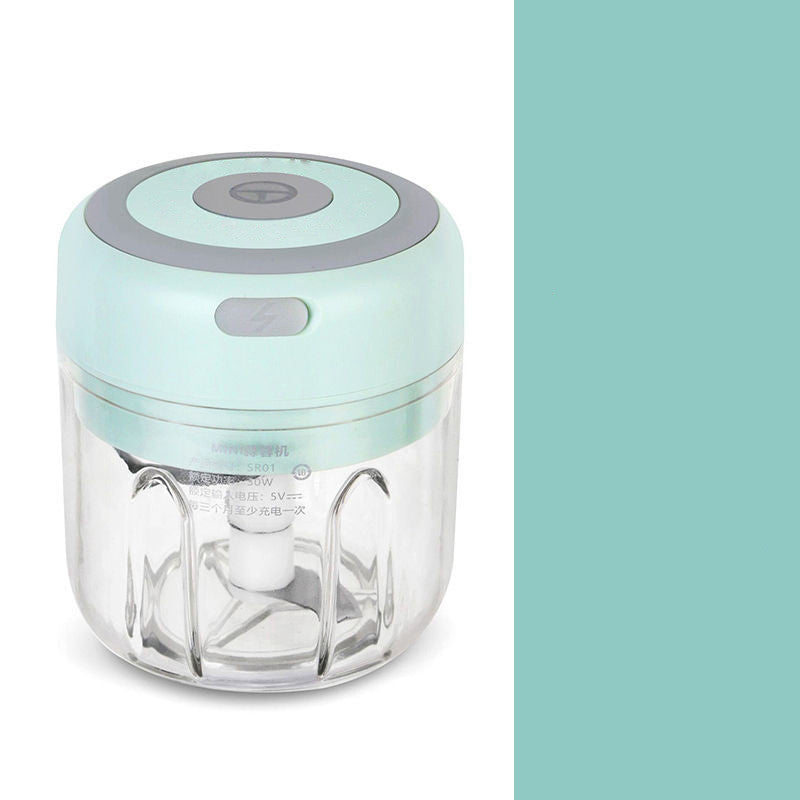 USB Rechargeable Electric Garlic Chopper - Mini Food Processor for Garlic, Ginger & Vegetables