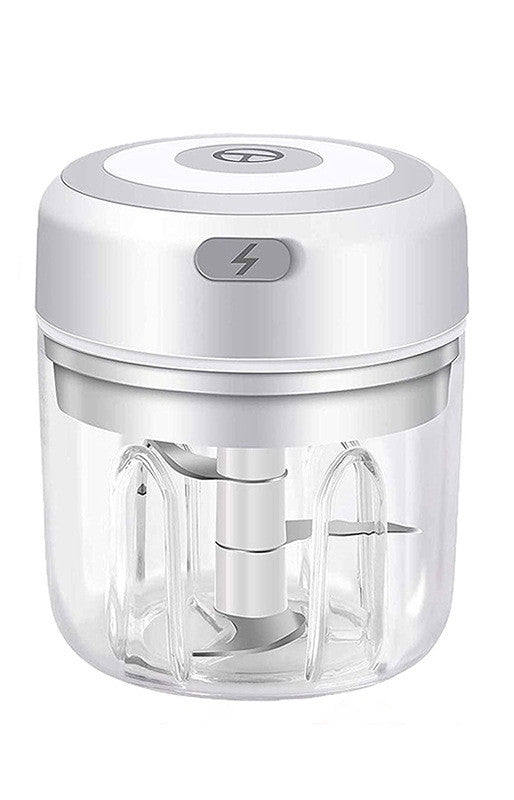 USB Rechargeable Electric Garlic Chopper - Mini Food Processor for Garlic, Ginger & Vegetables