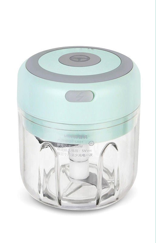 USB Rechargeable Electric Garlic Chopper - Mini Food Processor for Garlic, Ginger & Vegetables