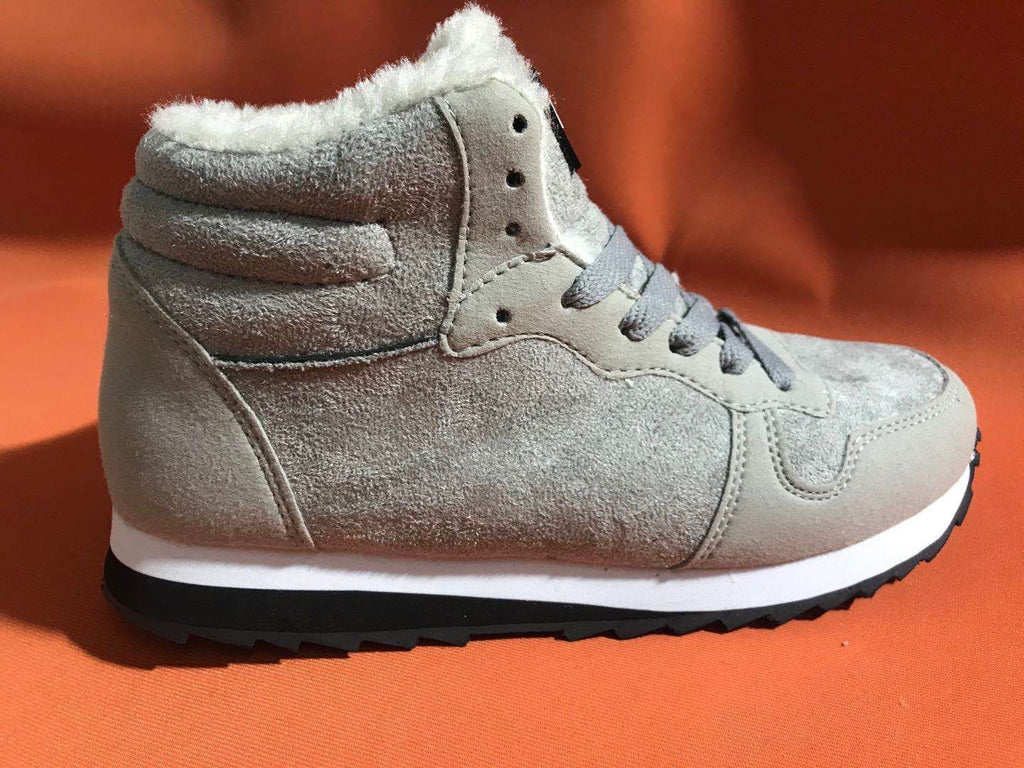 Couple Insulated Cotton-padded Shoes Snow Boots High-top Lightweight Inner Height Increase Extra Large Size 4748