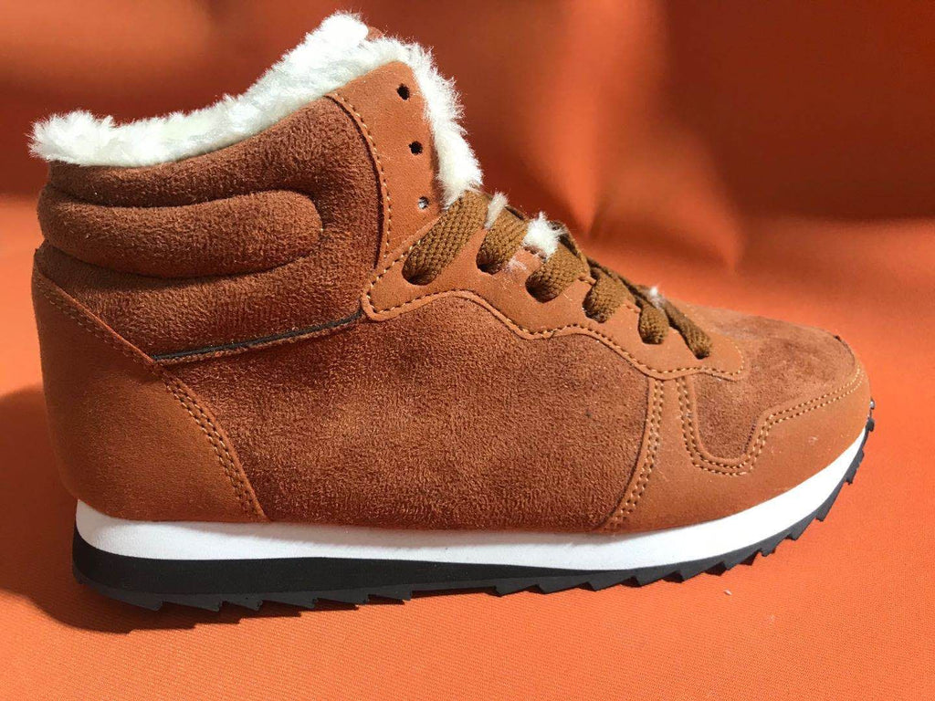 Couple Insulated Cotton-padded Shoes Snow Boots High-top Lightweight Inner Height Increase Extra Large Size 4748